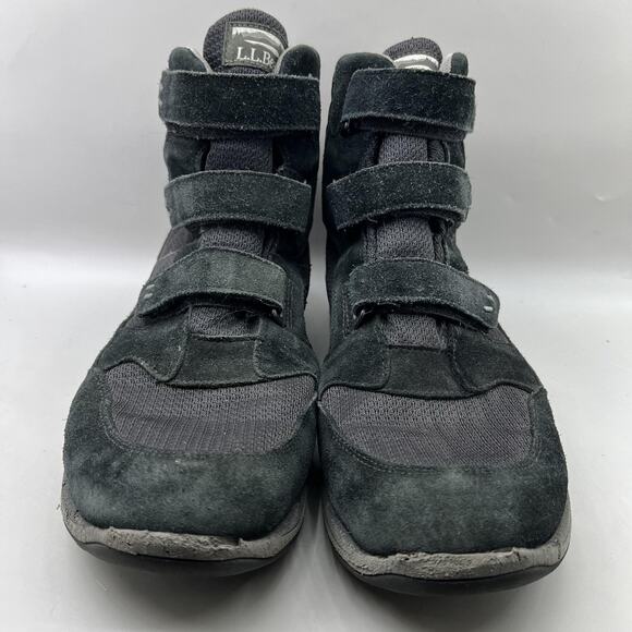 LL Bean Primaloft 200 Gram Snow Boots Men Size 12 Wide Black Winter Strap Shoes main image 7